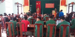 Huyện đoàn Phú Ninh phối hợp đón Quân nhân xuất ngũ và tư vấn giới thiệu việc làm, xuất khẩu lao động cho bộ đội xuất ngũ năm 2021