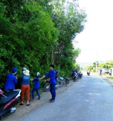 Đoàn thị trấn Phú Thịnh tổ chức ra quân ngày Chủ nhật xanh