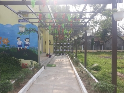 Liên đội TH Thái Phiên xây dựng công trình Nhà vệ sinh thân thiện