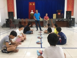 Đoàn xã Tam Vinh phối hợp Trung tâm văn hóa khai giảng Lớp tập luyện bóng bàn, cầu lông cho thiếu nhi !