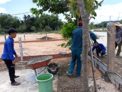 Thị trấn Phú Thịnh: ra quân tình nguyện hè năm 2018