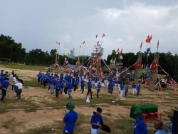 BCĐ Hoạt động hè, Đoàn TNCS Hồ chí Minh xã Tam Lãnh tổ chức Hội trại khát vọng tuổi trẻ năm 2017