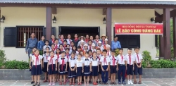 Hội đồng đội xã Tam Đại tổ chức Lễ báo công dâng Bác năm học 2017 - 2018.