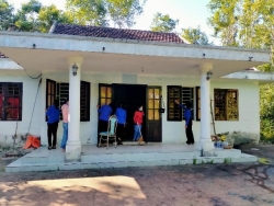 Tuổi trẻ Tam Đại tổ chức dọn vệ sinh nhà lưu niệm mẹ VNAH Huỳnh Thị Điểm