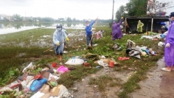 Đoàn viên thanh niên huyện Phú Ninh ra quân tình nguyện giúp đỡ nhân dân khắc phục hậu quả sau lũ