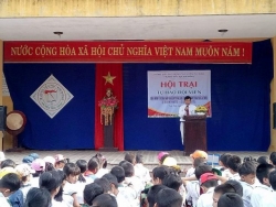 Liên đội trường TH Kim Đồng  tổ chức Hội trại “Tự hào đội viên” năm 2017.