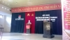 Đ/c Bùi Thị Kim Hoàng - PBT Huyện đoàn phát biểu chỉ đạo tại Hội nghị