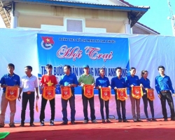Đoàn xã Tam Phước tổ chức Hội trại “ Theo bước chân những người anh hùng”