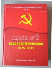 Phát hành Tập sách lịch sử Đảng bộ huyện Phú Ninh giai đoạn 1975-2015