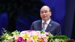 Thủ tướng Nguyễn Xuân Phúc đối thoại với gần 1.000 đại biểu tham dự Đại hội Hội Liên hiệp Thanh niên Việt Nam khóa VIII