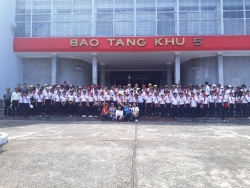 Liên đội Trường THCS Phan Châu Trinh: tổ chức tham quan thực tế cho học sinh nhà trường