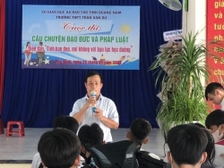 Trường THPT Trần Văn Dư tổ chức Cuộc thi xây dựng tình bạn , nói không với bạo lực học đường