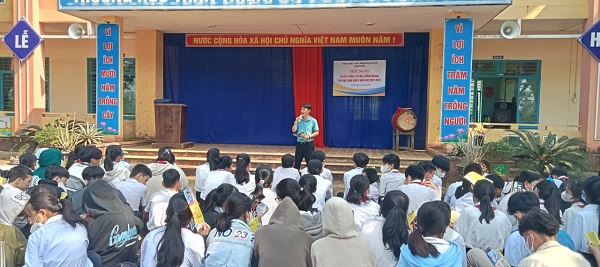 Tổ chức Chương trình hướng nghiệp cho đội viên lớn tuổi khối 9 trên địa bàn huyện Phú Ninh